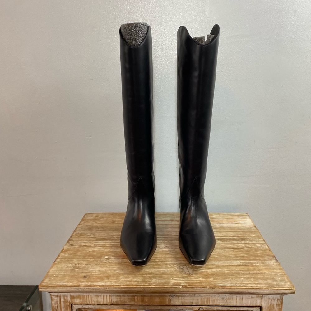 Staud Womens  Western Wally Boot Black 071304 Size 39.5